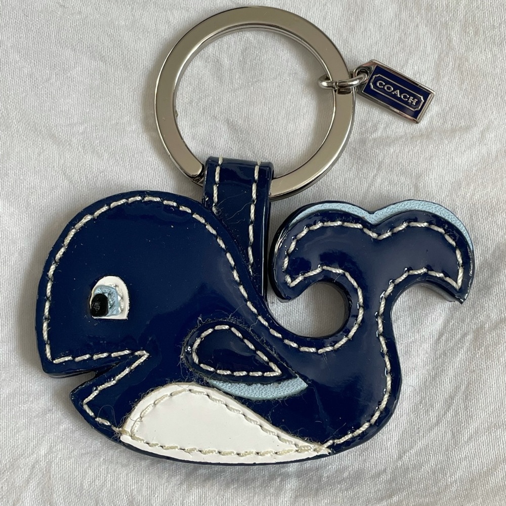 Coach Whale Key Fob